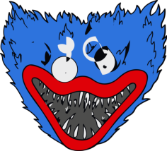 Huggy Wuggy 9 Sketch Svg Vector, Free Vectors File